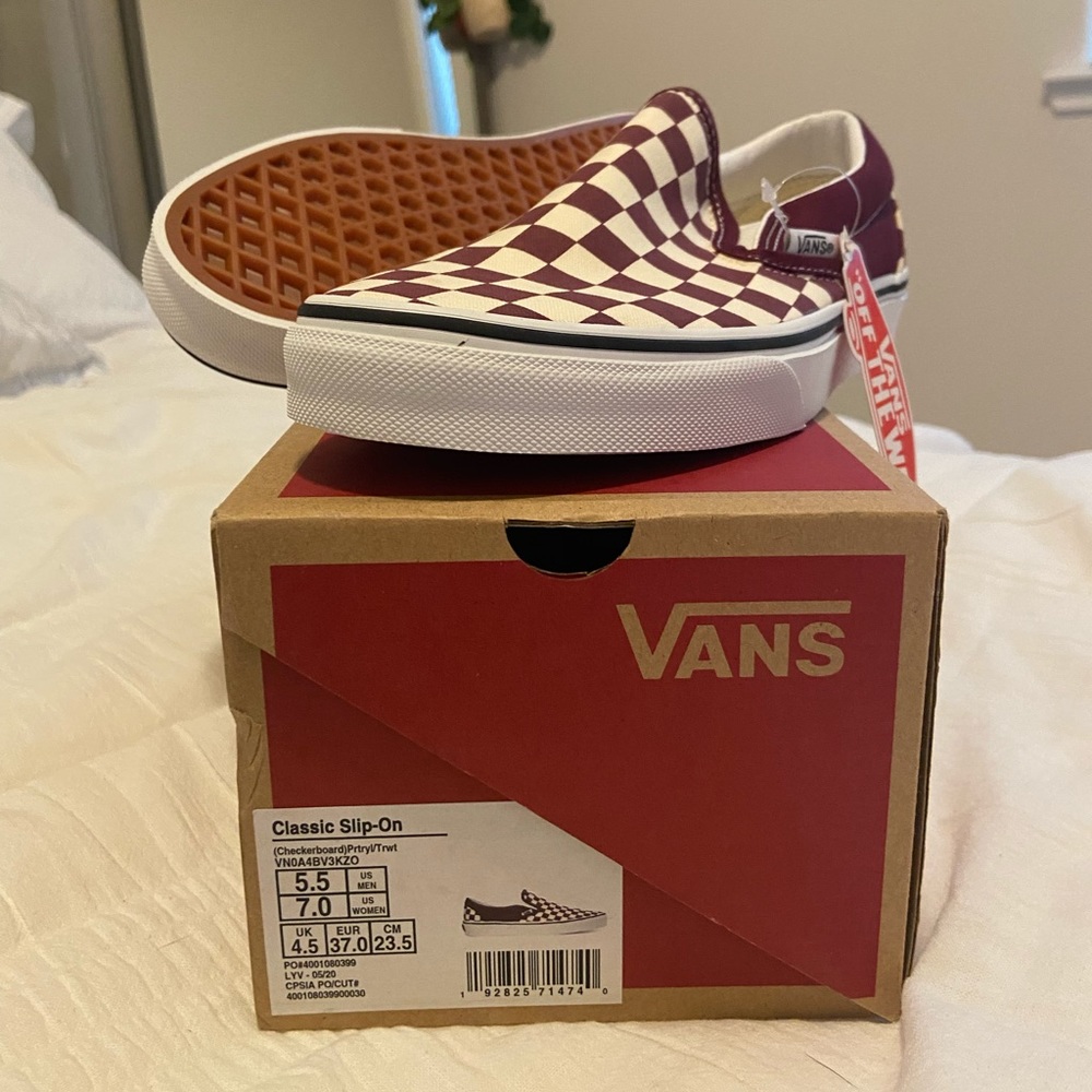 Women’s Checkered Vans